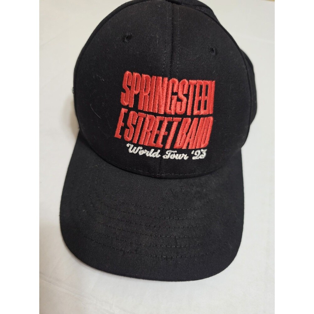 Bruce Springsteen Snapback Tour Hat OSFA 2023 E Street Band Patch Cap Black